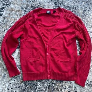 GAP button-up sweater. 100% cotton.